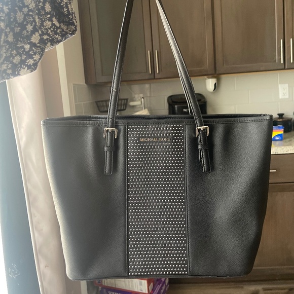 Michael kors black tote bag - Picture 1 of 4